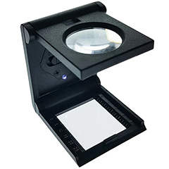14109 Foldable Illuminated Magnifying Glass Lup Lens - 1