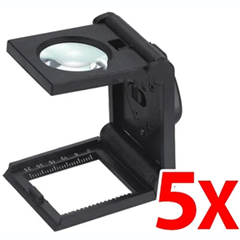 14109 Foldable Illuminated Magnifying Glass Lup Lens - 2