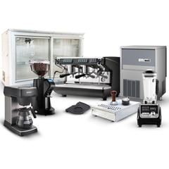 20th Anniversary Special Nuova Simonelli Appia Life II Coffee Machine, 10-Piece Cafe Set - MUTBEX