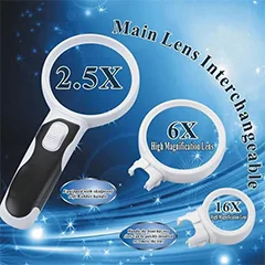 25616 Handheld Magnifier with Interchangeable Lenses - 2