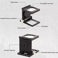 9005A Mini Metal Magnifier - 2