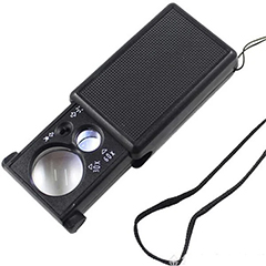 9881 Mini Handheld Magnifier ''Purple Light'' - 1