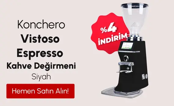 Konchero Vistoso Kahve Değirmeni Siyah