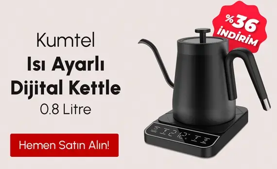 Kumtel HCK-02 Elektrikli Isı Ayarlı Dijital Kettle
