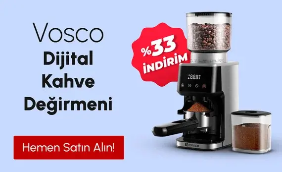 Vosco Ev Tipi Dijital Kahve Değirmeni