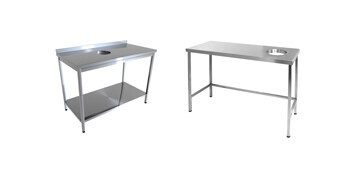 Dish Scraping Tables