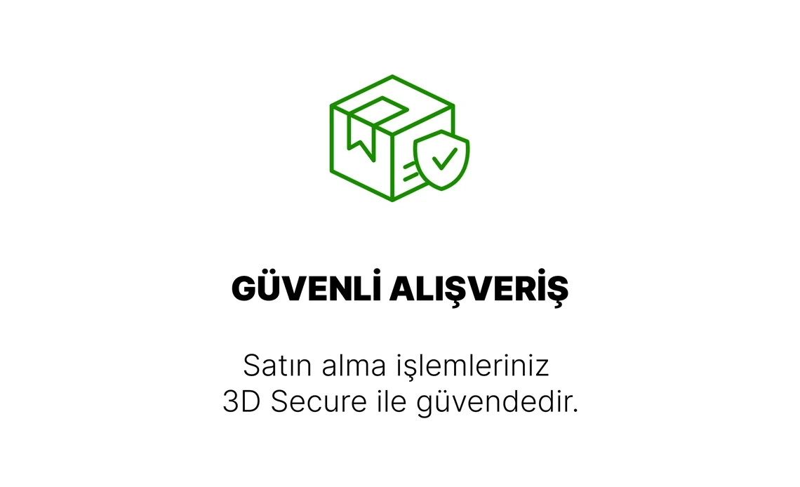 Güvenli Alışveriş İmkanı!