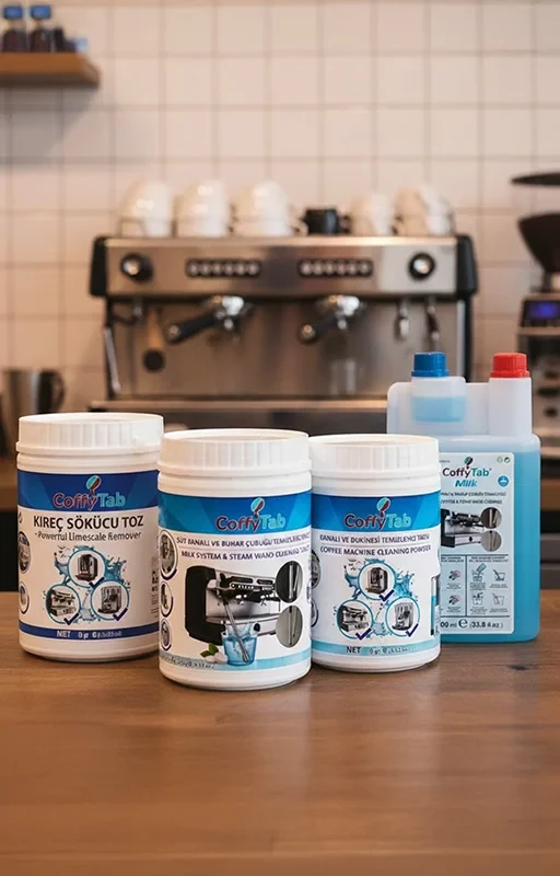 Kahve Makinesi Temizlik ve Bakım Ürünleri 