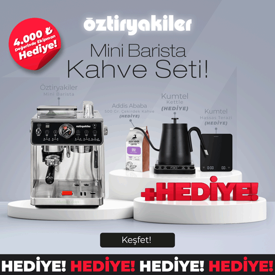 Öztiryakiler Mini Barista Hediyeli Set Kampanyası