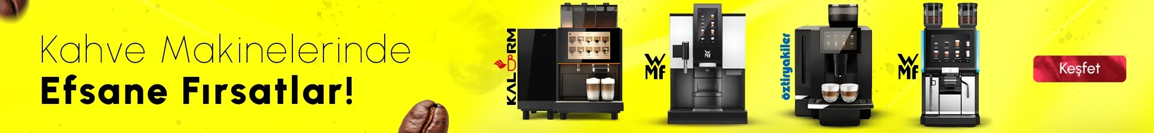 Kahve Makineleri Kapaklı Vitrin - Kahve Makineleri