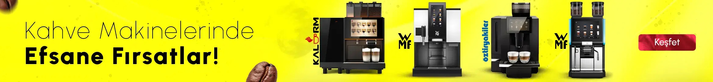 Kahve Makineleri Kapaklı Vitrin - Kahve Makineleri