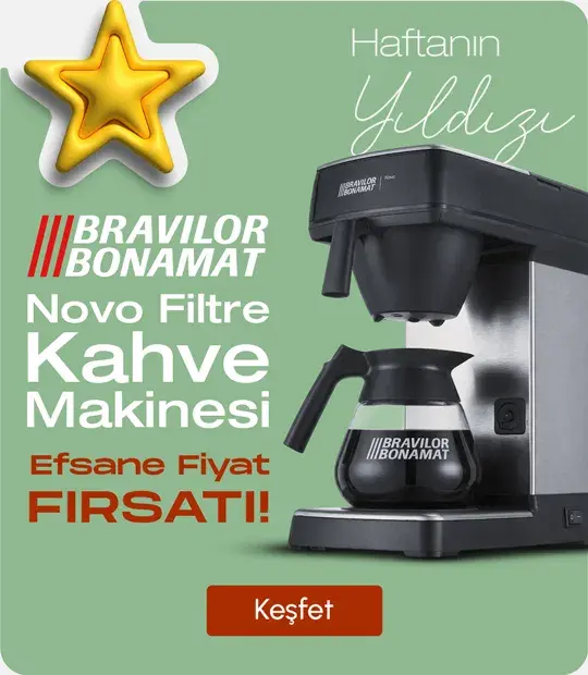 HAFTANIN YILDIZI Bravilor Bonomat Filtre Kahve Makinesi
