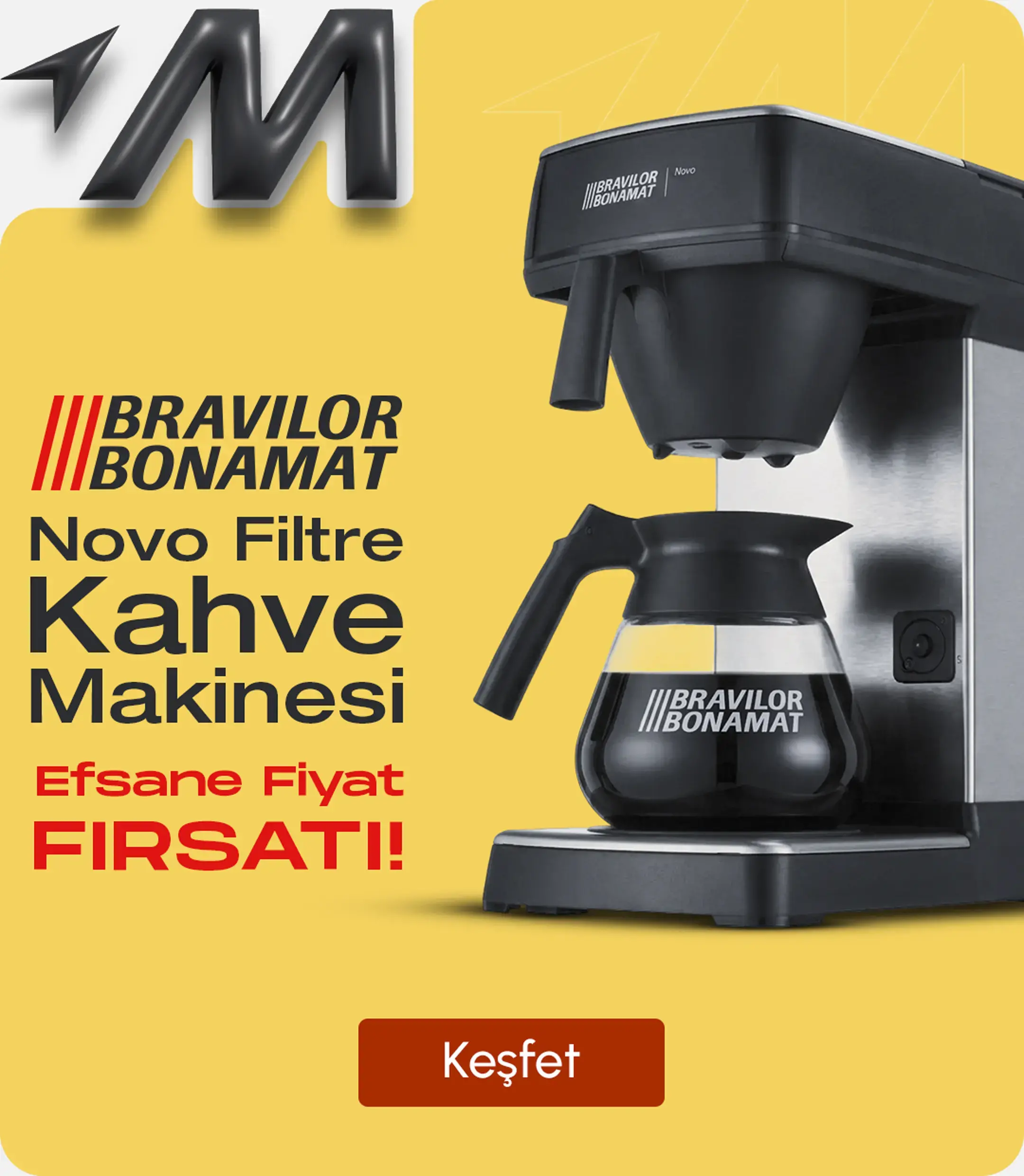 Bravilor Bonomat Novo Filtre Kahve Makinesi