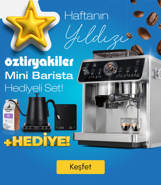 HAFTANIN YILDIZI Öztiryakiler Mini Barista Hediyeli Set!