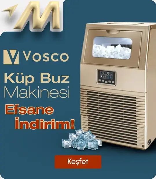 Vosco Küp Buz Makinesi Gold