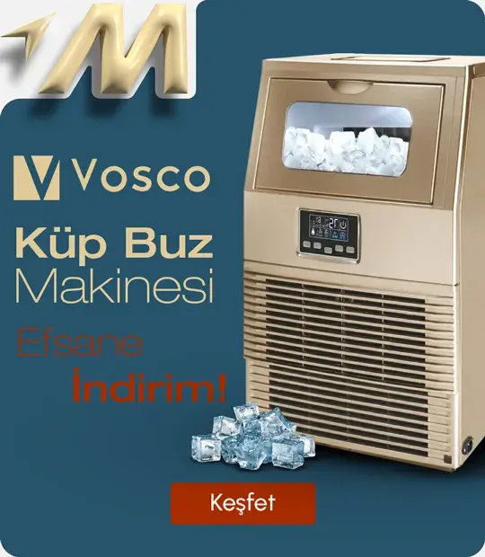 Vosco Küp Buz Makinesi Gold