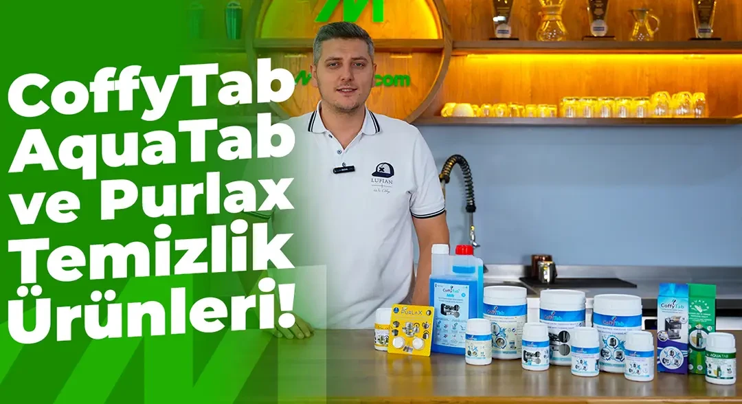 Kahve Makinesi, Matara ve Mutfakta Profesyonel Temizlik Çözümleri | CoffyTab, AquaTab, Purlax
