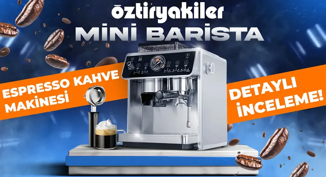 Öztiryakiler Mini Barista Espresso Kahve Makinesi