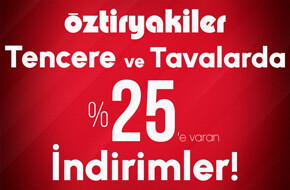 Öztiryakiler Tencere ve Tavalarda %25'e Varan İndirimler! (1)