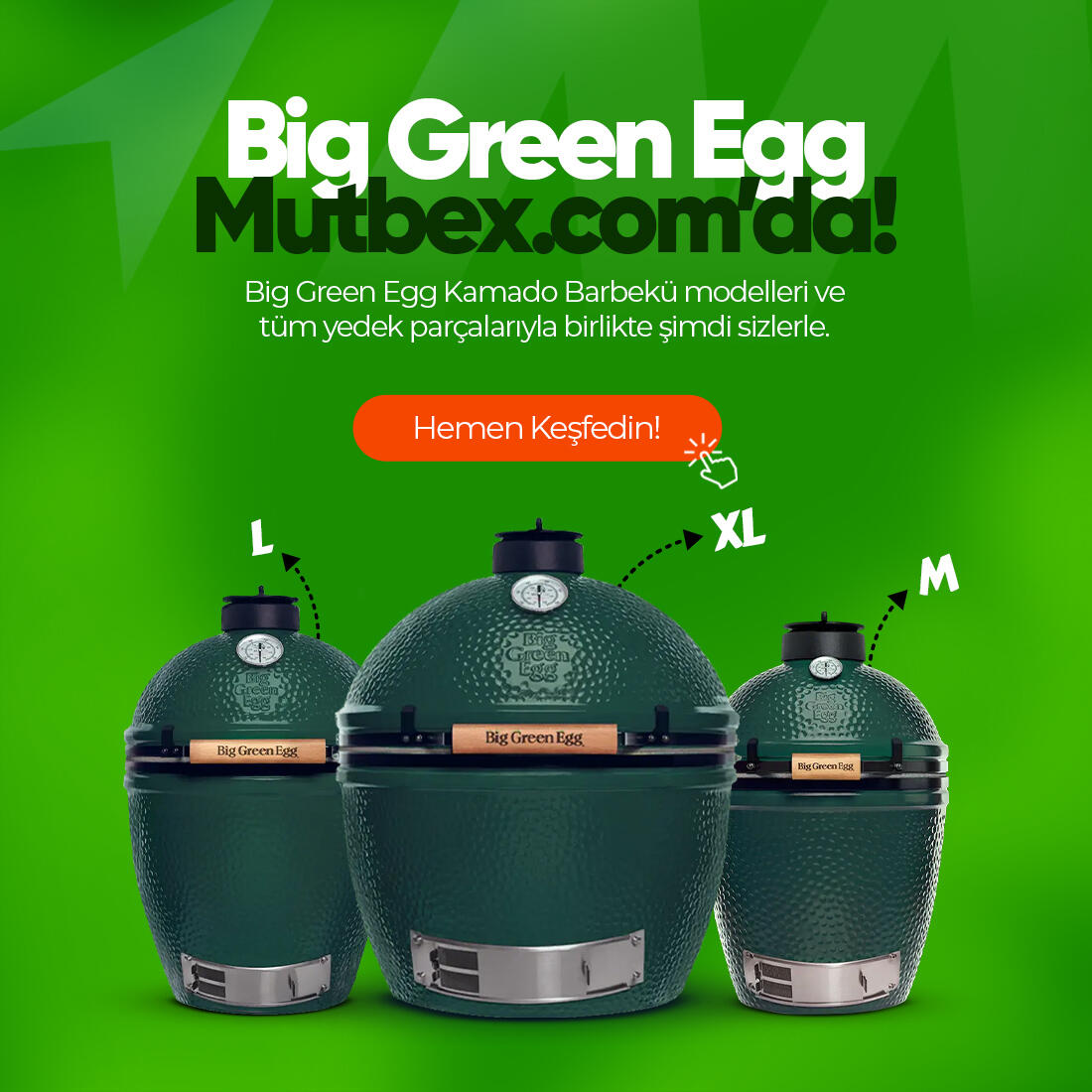 Big Green Egg Mutbex.com'da!
