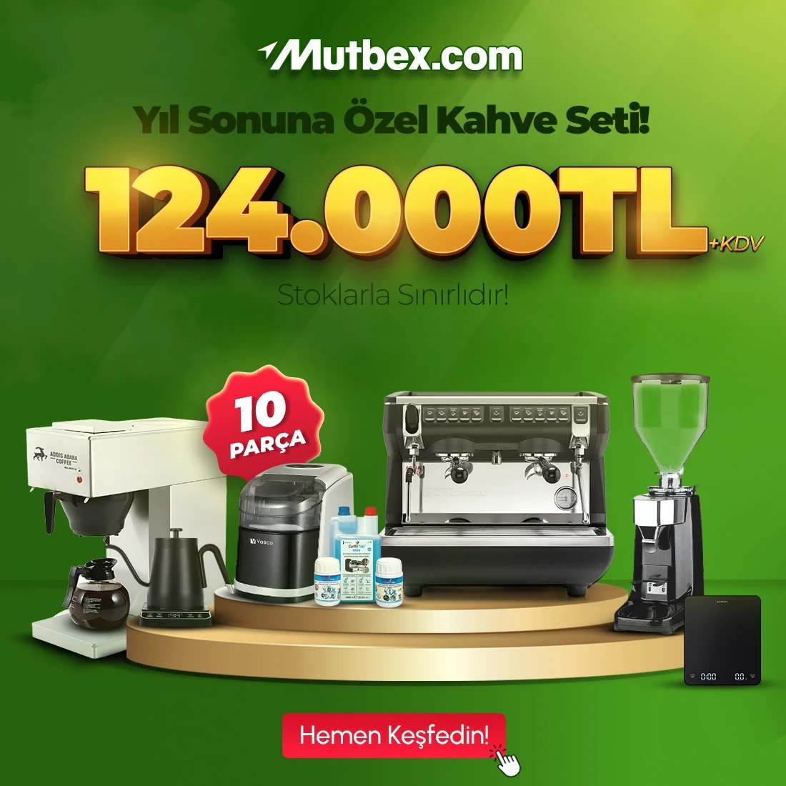 Efsane İndirimli Yıl Sonuna Özel Kahve Seti (SET20)