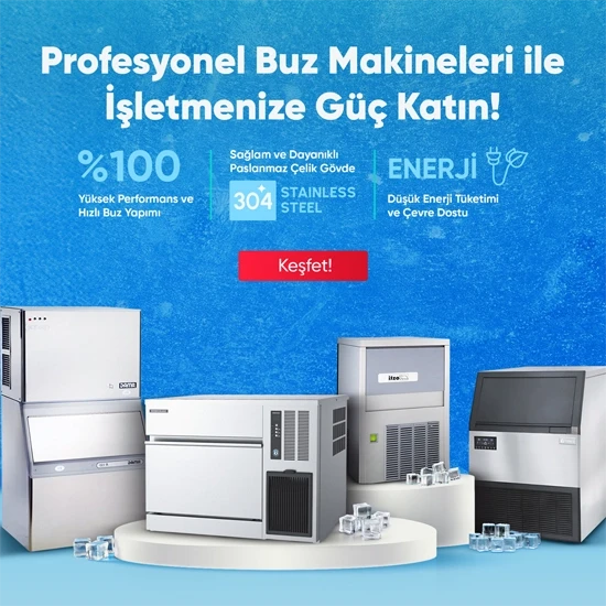 Profesyonel Buz Makineleri İle İşletmenize Güç Katın!