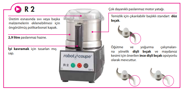 robot coupe r2 mutfak robotu
