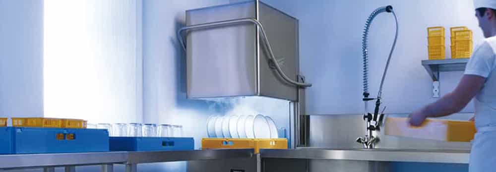 Giyotin tip bulaşık makineleri saatte 500-1000 tabak civarında yıkama yapabilir.