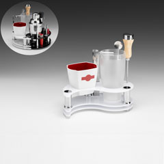 Zicco Acrylic Bar Set Yinyang Model 7 Pieces - Zicco