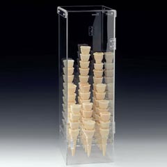 Zicco Acrylic Cone Holder, 20x28x60 cm - Zicco