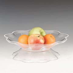 Zicco Acrylic Fruit Bowl, Daisy Model, 31 cm - Zicco