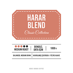 Addis Ababa Coffee Harar Blend Whole Bean Coffee, 1000 Gr - Addis Ababa Coffee (1)