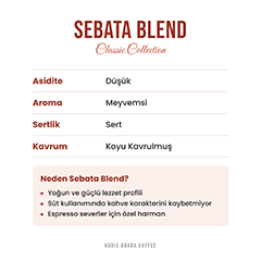Addis Ababa Coffee Sebata Blend Çekirdek Kahve, 1000 gr - 3