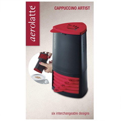 Aerolatte Cappuccino Artist Şablonu, 6 Değiştirlebilir Eğlenceli Tasarım - Thumbnail
