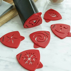 Aerolatte Cappuccino Artist Template, 6 Interchangeable Fun Designs - 5
