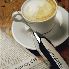 Aerolatte Original Steam-Free Coffee and Milk Frother, Bright Chrome - 6