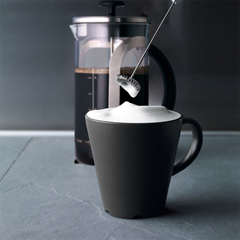 Aerolatte Original Steam-Free Coffee and Milk Frother, with Stand, White - 2
