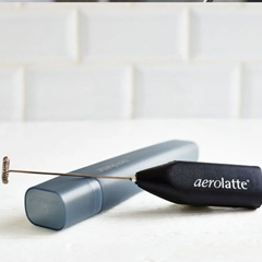 Aerolatte Premium Milk Coffee and Frother, with To-Go Storage Tube, Black - 5