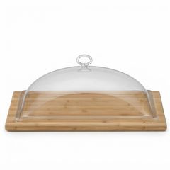 Zicco Ahşap Altlı Fanus, Akrilik Kapaklı, 30x40x12 cm - Zicco