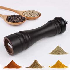 EPİNOX - Hazzar Ahşap Biber Değirmeni, Çelik, 13,5 Cm, Dca-135 (1)