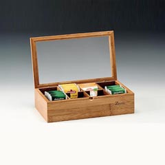 Zicco Ahşap Çay Kutusu, 17x28,5x7,5 cm - Zicco