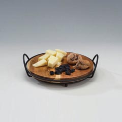 Zicco Ahşap Teşhir Standı, Metal Ayaklı, 21 cm - Zicco