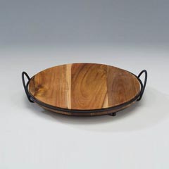 Zicco Ahşap Teşhir Standı, Metal Ayaklı, 26 cm - Zicco