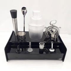 Zicco Akrilik Standlı Bar Seti (Polikarbon Shaker ) - Zicco