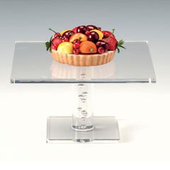 Zicco Akrilik Teşhir Standı, Ayaklı, 25x25x13,5 cm - Zicco