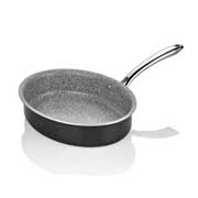Altınbaşak Granit Elit Oval Fish Pan, 28x20 cm - Altınbaşak