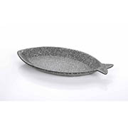 Altınbaşak Granite Coated Cast Iron Fish Pan, 37x16x3 cm - Altınbaşak