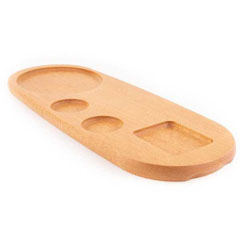 Altınbaşak Hamburger Servis Ahşabı, İroko, 45.5x17 cm - Altınbaşak