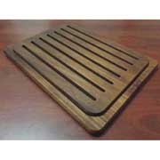 Altınbaşak İki Parçalı Ekmek Tahtası, İroko, 40x30 cm - Altınbaşak