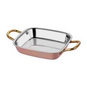 Altınbaşak Multi Metal Bakır Kare Sahan, 14X16 cm - Altınbaşak